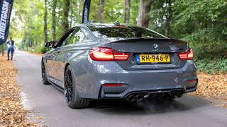 510HP BMW M4 F82 with Akrapovic Exhaust  LOUD Revs amp Accelerations [upl. by Alleiram812]