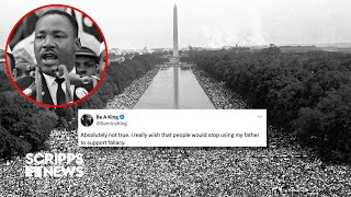 Daughter of MLK Jr replies to Trump’s crowd size claims in comparison to her fathers [upl. by Karlen]