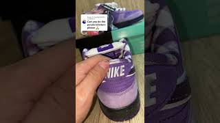 Howkick unboxing Purple Lobster Sb dunks repss [upl. by Nottnerb990]