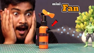 How To Make Mini Mist Maker Fan  Portable Mist Humidifier Air Cooler  EXPERiMENTAL [upl. by Ellenahs]