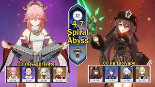 YAE OBLITERATES MAGUU KENKI FIND OUT WHY  47 Spiral Abyss Floor 12 [upl. by Airtina]