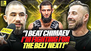 Robert Whittaker Sends Message to Division quotI beat Chimaev Im fighting for the belt nextquot [upl. by Ellerahs]