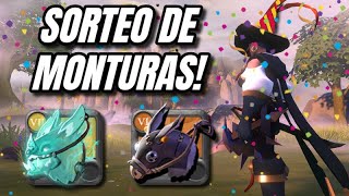 SORTEO PARA SUSCRIPTORES 2 MONTURAS  Albion Online [upl. by Etireugram]