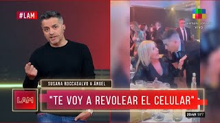 📺 Ángel y Roccasalvo cara a cara en la fiesta de los Martín Fierro [upl. by Travers]