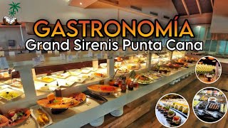 Restaurante Buffet Grand Sirenis Resort Punta Cana 2023 [upl. by Ande]