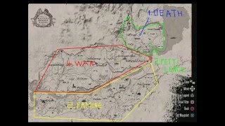 Red Dead Redemption Undead Nightmare  Location of the 4 horses of the apocalypse [upl. by Sisson]