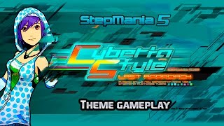 Stepmania 5 theme  CyberiaStyle LAST APPROACH  gameplay [upl. by Ybba]