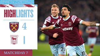 West Ham vs Ipswich Town 41  All Goals amp Extended Highlights  Premier League 20242025 [upl. by Arleyne266]