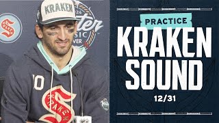 Practice Sound  Brandon Tanev Matty Beniers amp Dave Hakstol  Dec 31 2023 [upl. by Sanger]