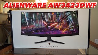 Alienware 34quot Curved UNBOXING AW3423DWF [upl. by Toffey]