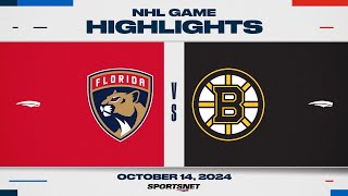 NHL Highlights  Panthers vs Bruins  October 14 2024 [upl. by Wadell995]