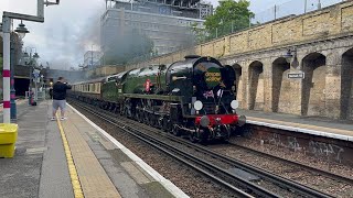 clan line 35028 at Denmark hill on the golden arrow [upl. by Swen724]