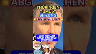 💥EIL💥 CHAOS und ABBRÜCHE in THÜRINGEN ⚡ afd thüringen landtagswahl höcke weidel ampel cdubsw [upl. by Eillime394]