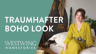 Roomtour  Wohnen im Boho Stil  Einrichtungsideen für das perfekte Boho Zuhause [upl. by Aihsas]