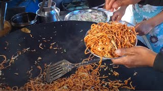 Delicious Veg Chowmein in Jhapa Nepal 🇳🇵 Nepali Street Food [upl. by Eberle]