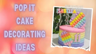 Trending Pop It Cake Decorating Ideas For Beginners [upl. by Edwine925]