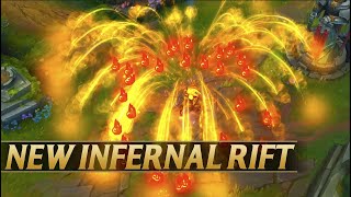 NEW INFERNAL RIFT EFFECT  CINDERS  League of Legends [upl. by Nitas]