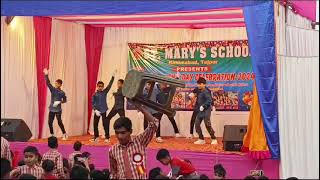 St Marys School Tajpur Samastipur dance performed by boys trending viral [upl. by Uranie490]