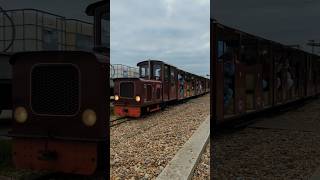 Arun the little diesel trundling along the seafront shorts railway railroad miniature diesel [upl. by Initof]