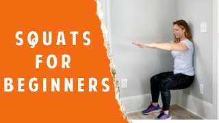 Squats for Beginners How to Squat Effectively [upl. by Adnorahs387]