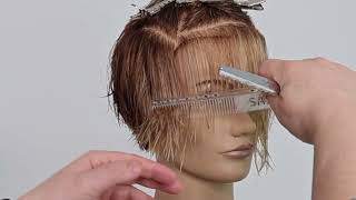 How to Razor Cut BOB HAIRCUT Tutorial [upl. by Prescott]