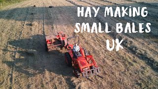 Hay making on our smallholding homestead in the UK summer [upl. by Adnovay574]