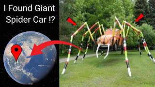 OMG 😳 I Found Very Strange Spider Car📍GEO at the END On Google Earth and Google Maps [upl. by Benisch533]