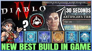 Diablo 4  New Best TRILLION DAMAGE Sorcerer Build  New Ice Spikes Combo  OP  Skills Gear Guide [upl. by Ibbed981]