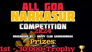 Narkasur competition Gaonkar wada Honda sattari goa [upl. by Treulich]