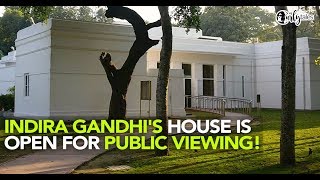 Walk Into The Residence Of Indira Gandhi amp Take A Tour Of Glimpses Of Her Life  Curly Tales [upl. by Aneled]