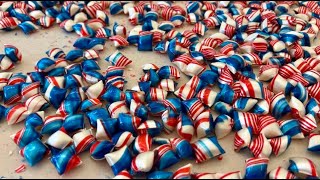 Patriotic CANDY ASMR for the 4th of July ❤️🤍💙🇺🇸 [upl. by Bonny406]