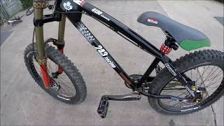 URBAN FREERIDE  HARDCORE HARDTAIL  HUCKING STAIRS MONSTER Ts [upl. by Rolan958]