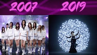 EVOLUTION OF SNSD Girls Generation 20072019 Happy 12th Anniversary [upl. by Caz794]