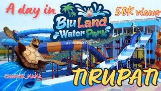 BluLand Water Park Tirupati 🤯🌊🏄 waterpark tirupathi chandragiri blulandwaterpark charvikmama [upl. by Gurl315]