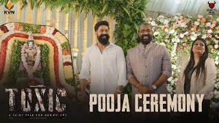 TOXIC Pooja Ceremony  Rocking Star Yash  Geetu Mohandas  KVN Productions  Monster Mind Creations [upl. by Ttesil]