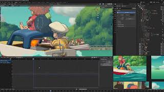 Creative inspiration The production process and ideas of Ponyo and Sosuke scene animation [upl. by Fortunio]