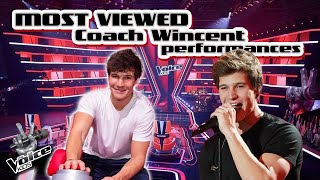 MOST VIEWED Coach Wincent performances  The Voice Kids 2023 [upl. by Cock]