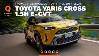 Toyota Yaris Cross la Pagella e tutti I dati rilevati da Quattroruote [upl. by Siekram]