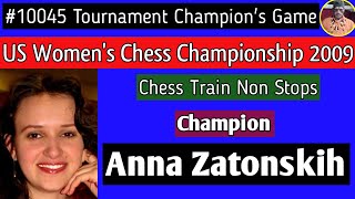 US Womens Chess Championship  Anna Zatonskih 2009 chess [upl. by Ahsoik]