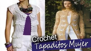 Tapaditos de Mujer  Tejidos a Crochet  Diseños e Imagenes [upl. by Redd]