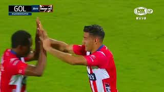 Gol de G Berterame  Santos 1  1 San Luis  Liga MX  Guardianes 2020  Jornada 15  LIGA BBVA MX [upl. by Coe]