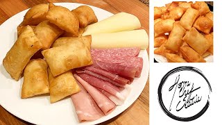 GNOCCO FRITTO Recipe Italian Puffed Bread [upl. by Nitsrik]