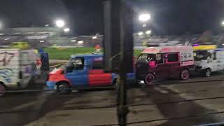 lochgelly raceway scottish van banger world championships 21124 [upl. by Ycniuqal238]