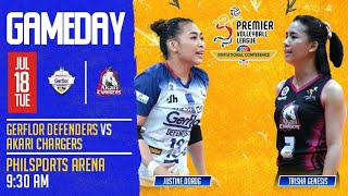 GERFLOR DEFENDERS vs AKARI CHARGERS l 2023 PVL INVITATIONAL CONFERENCE  JULY 18 2023  930 AM [upl. by Enomaj]