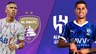 AlAin vs Al Hilal LIVE 🔴  AFC Champions League 202425 [upl. by Puritan437]