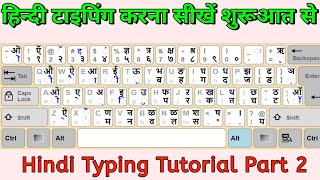 Hindi Typing Course Day  2  Hindi Typing Tutorial  Hindi Typing kaise kare  Learn Hindi Typing [upl. by Ephrem]