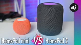 New HomePod 2 VS HomePod mini Differences Sound Test amp Buying Guide FULL COMPARE [upl. by Atinad]