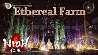 Nioh  EASY Paralytic Groundfire Marobashi Farm WAY OF THE WISE [upl. by Dougherty]