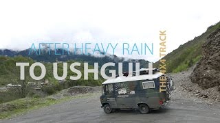 Driving the 4x4 road to Ushguli in a MB 508 [upl. by Pallaton]