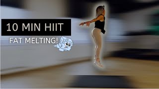 10 MIN HIIT  intense workout no equipment [upl. by Sailesh]